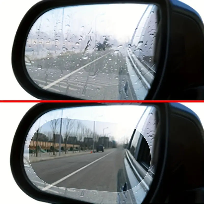 2pcs Car Rearview Mirror Rainproof Film