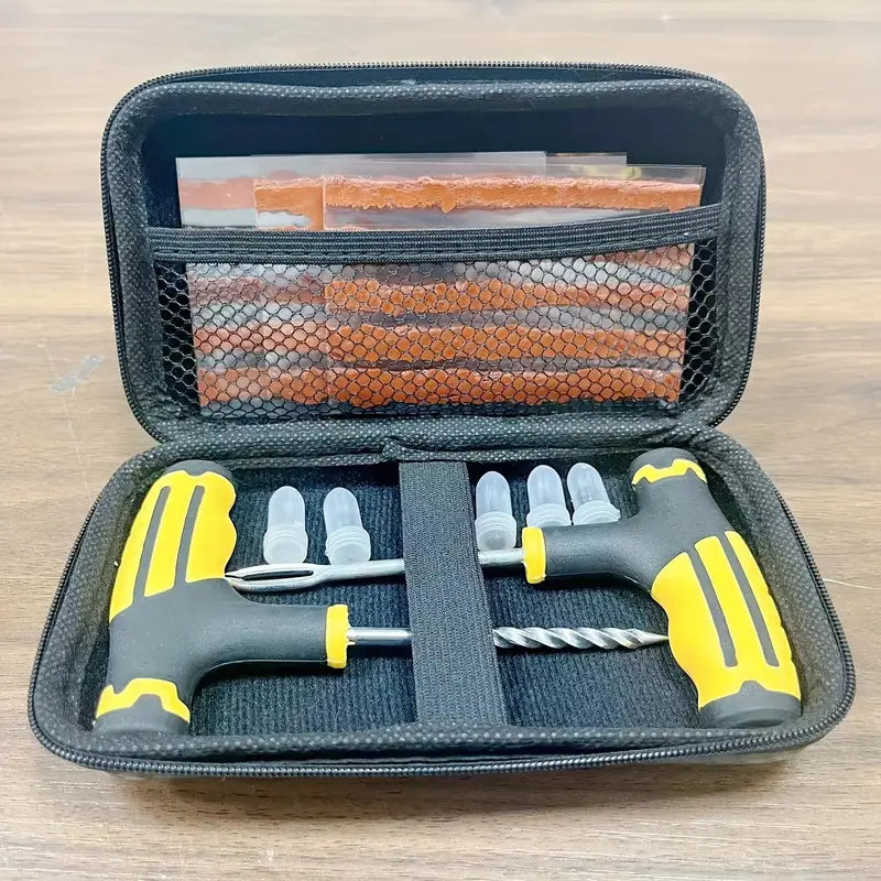 Complete Car Tire Puncture Tool Kit
