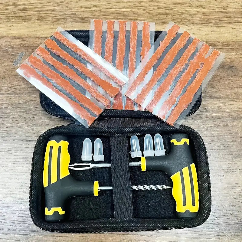 Complete Car Tire Puncture Tool Kit