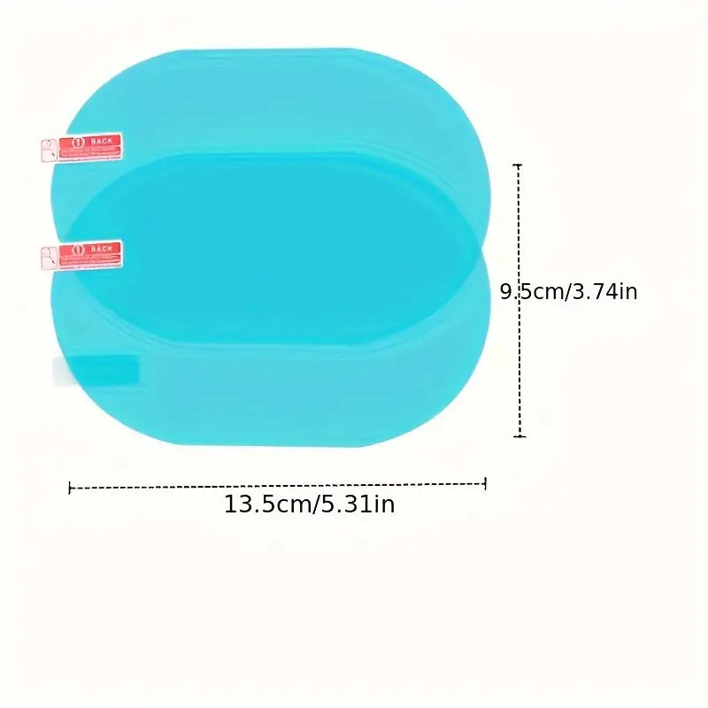 2pcs Car Rearview Mirror Rainproof Film