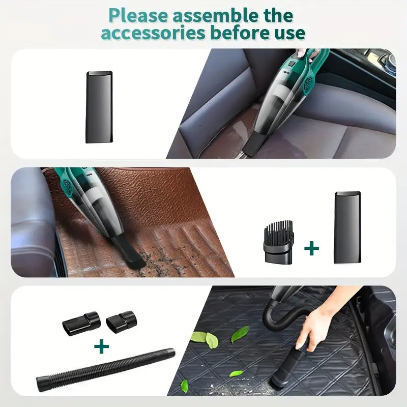 1pc Handheld Car Vacuum Cleaner