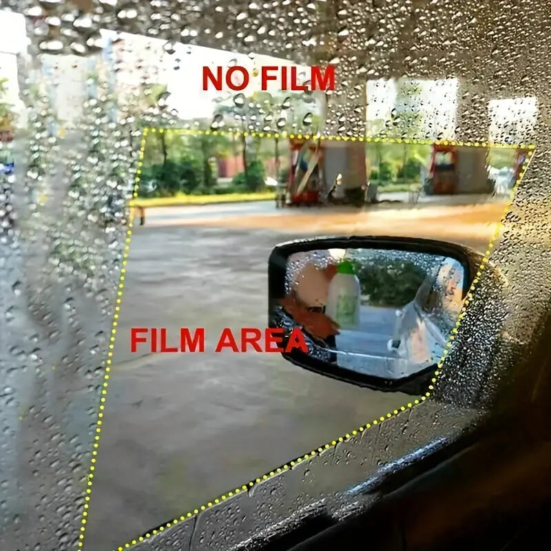 2pcs Car Rearview Mirror Rainproof Film