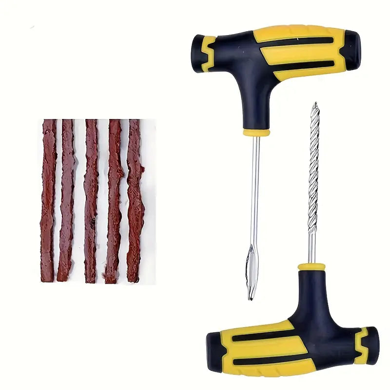 Complete Car Tire Puncture Tool Kit