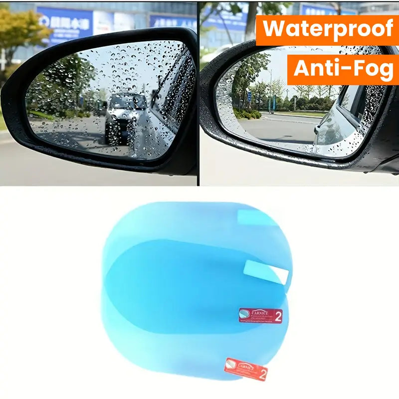 2pcs Car Rearview Mirror Rainproof Film