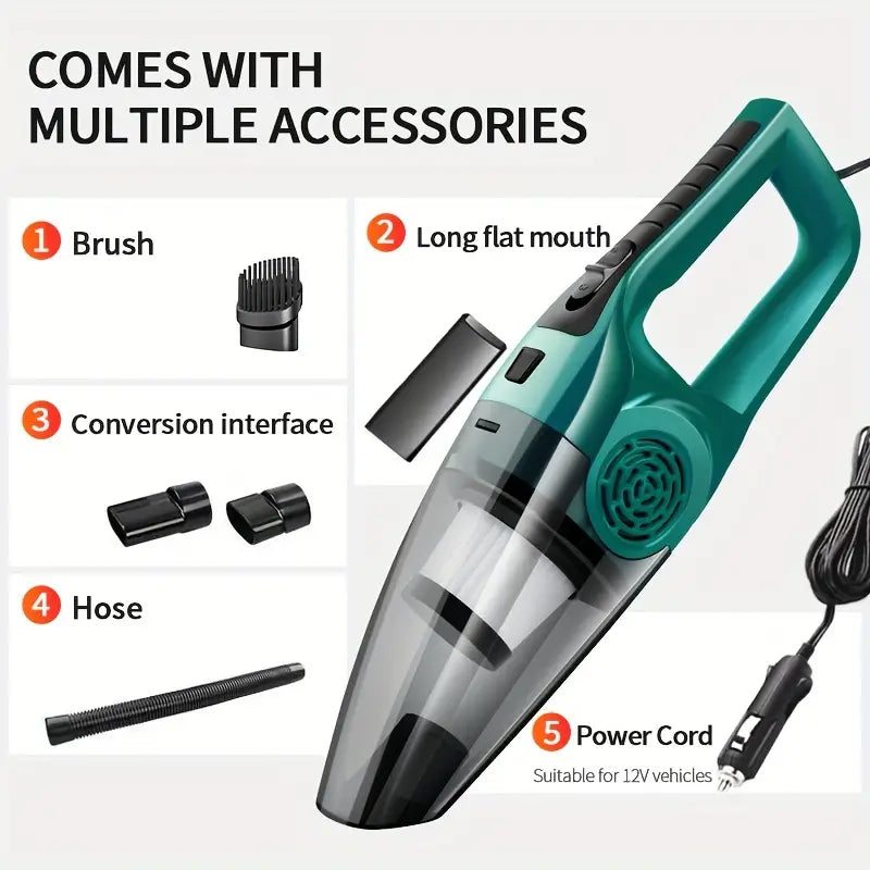 1pc Handheld Car Vacuum Cleaner