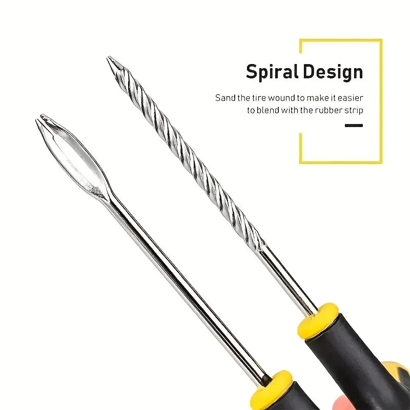 Complete Car Tire Puncture Tool Kit