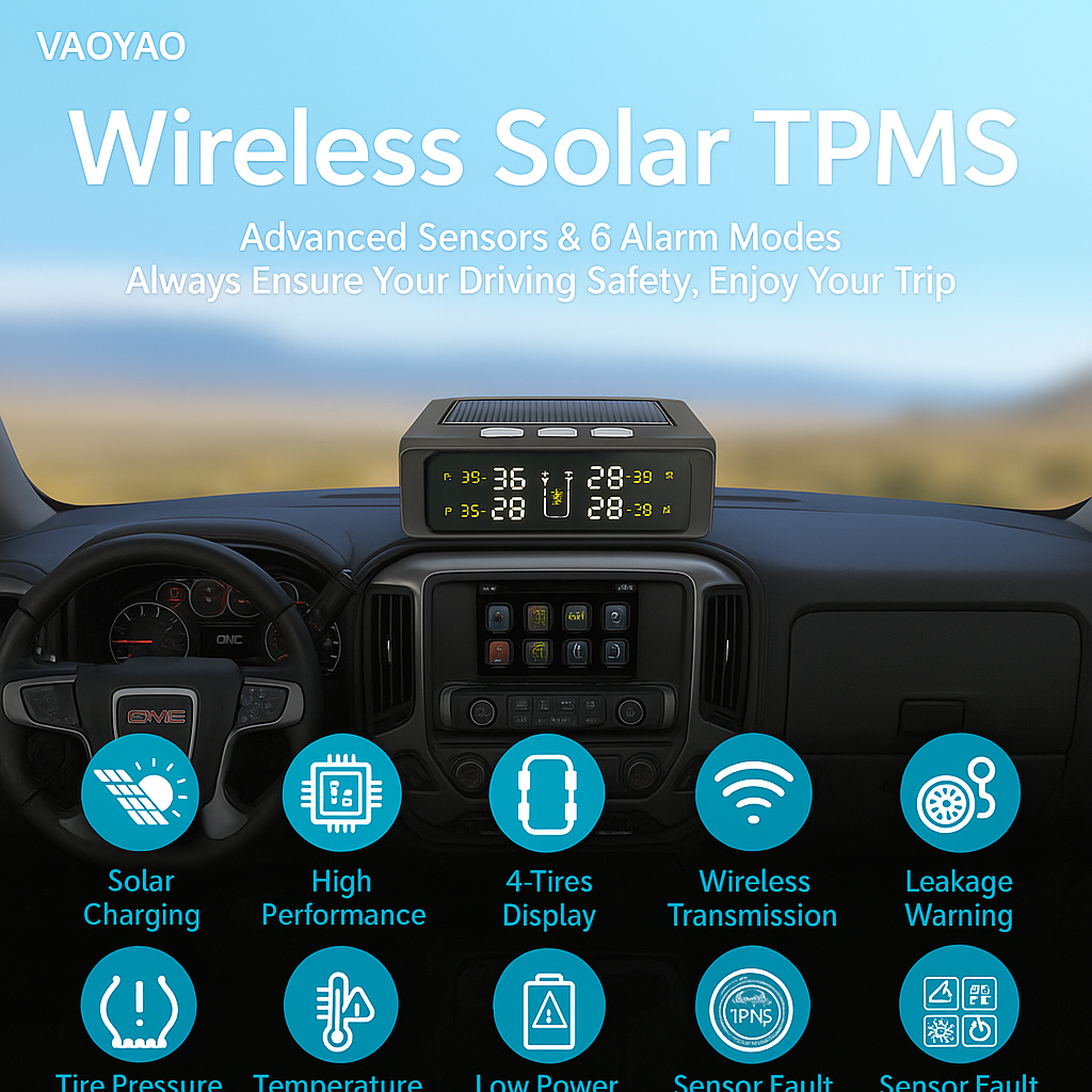 TPMS Solar Universal LCD Display (External)