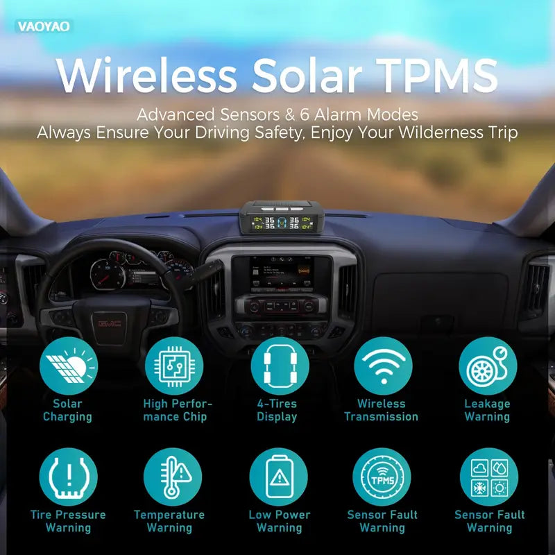 TPMS Solar Universal LCD Display (External)